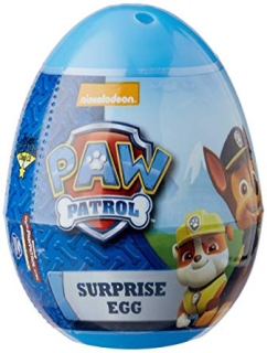 Vajíčko plastové s hračkou PAW PATROL s cukrovinkou 10g